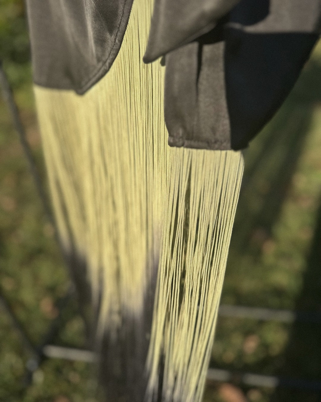 Fringe detail in the light