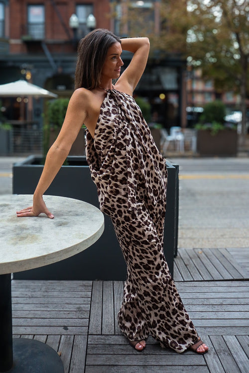 Animal Drape set on the patio, full length